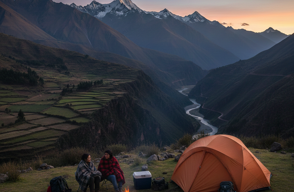 Camping in Peru