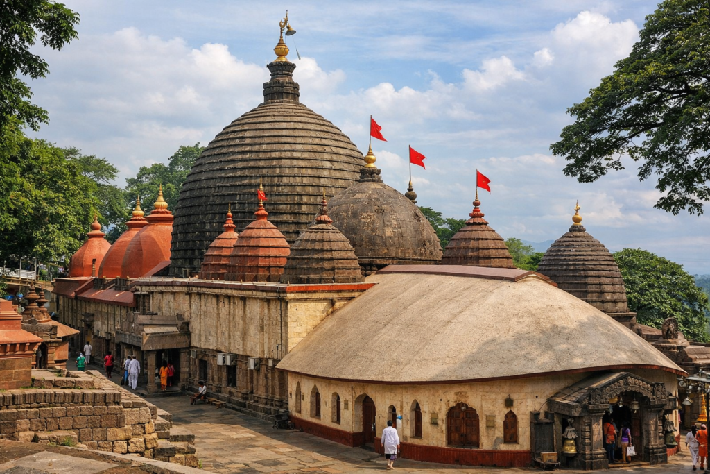 Kamakhya Temple amidst lush greenery